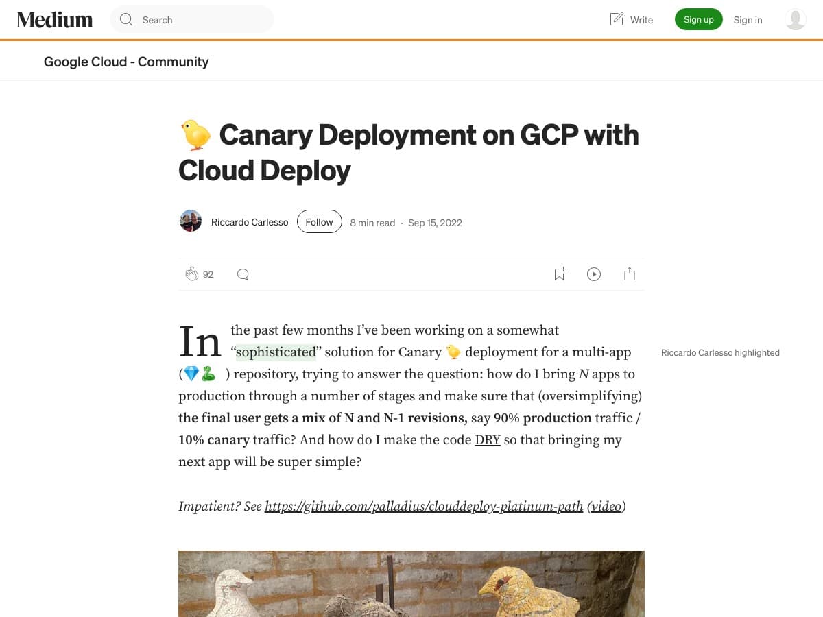 🐤 Canary Deployment on GCP with Cloud Deploy