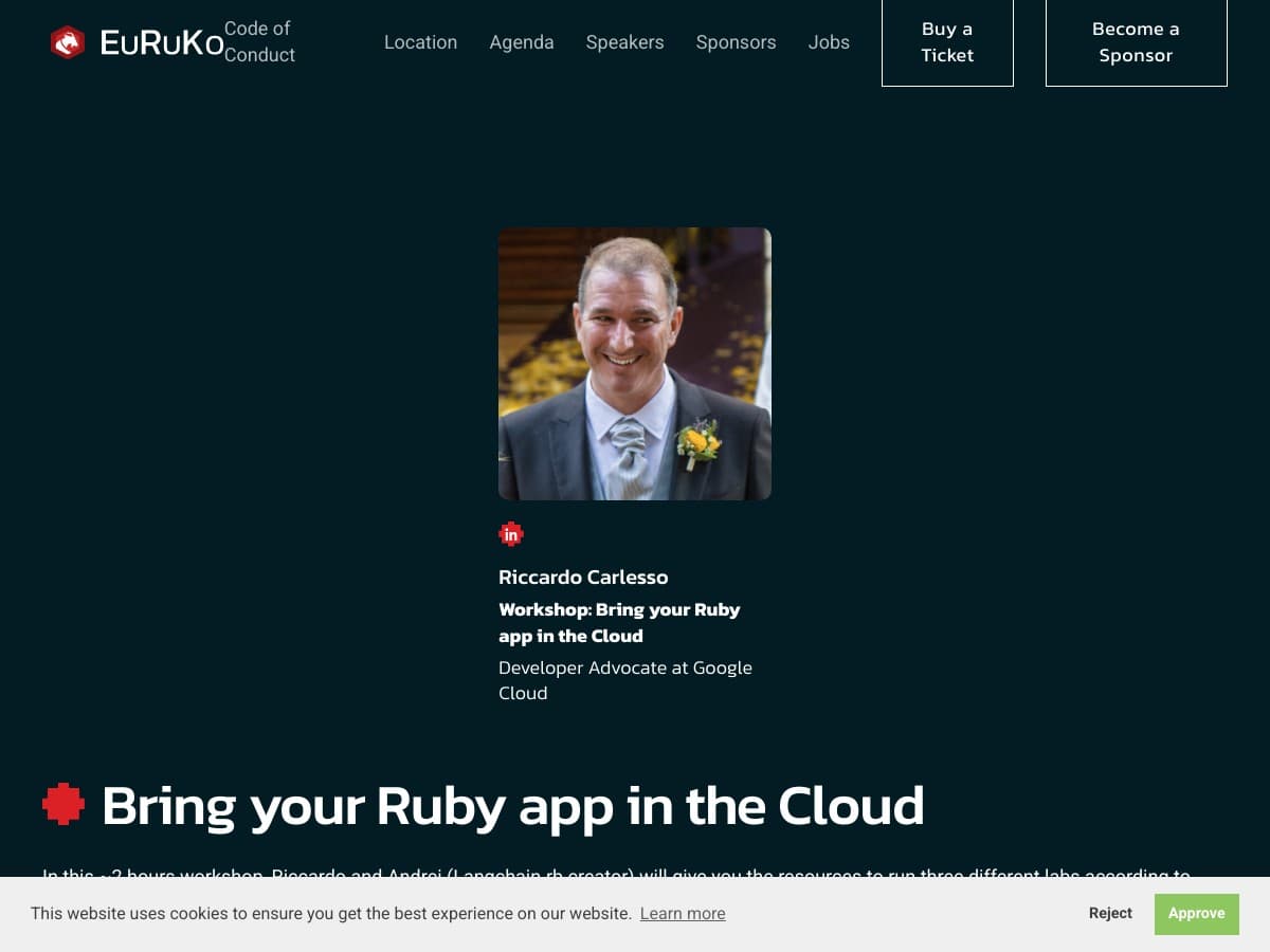 Workshop: Bring your Ruby app in the Cloud